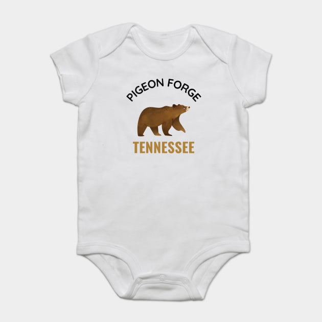 Pigeon Forge Tennessee Baby Bodysuit by Pixel Threads 